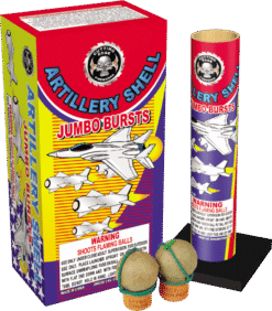 ARTILLERY SHELLS JUMBO BURSTS (EACH)